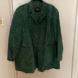 Genuine suede leather jacket